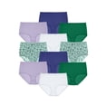 thumbnail image 1 of Comfort Choice Plus Size Full Coverage Nylon Brief 10-Pack, 1 of 6