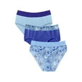 thumbnail image 1 of Comfort Choice Plus Size Full Coverage Stretch Cotton Color Block Brief 3-Pack, 1 of 6