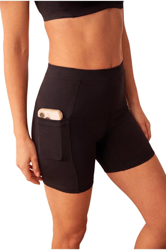 Plus Size Slip-Short Pocket Boxer