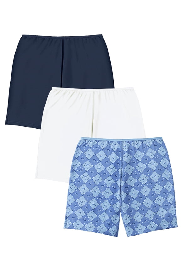 Plus Size Stretch Cotton Boxer 3-Pack