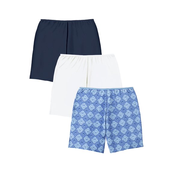 Comfort Choice Plus Size Stretch Cotton Boxer 3-Pack