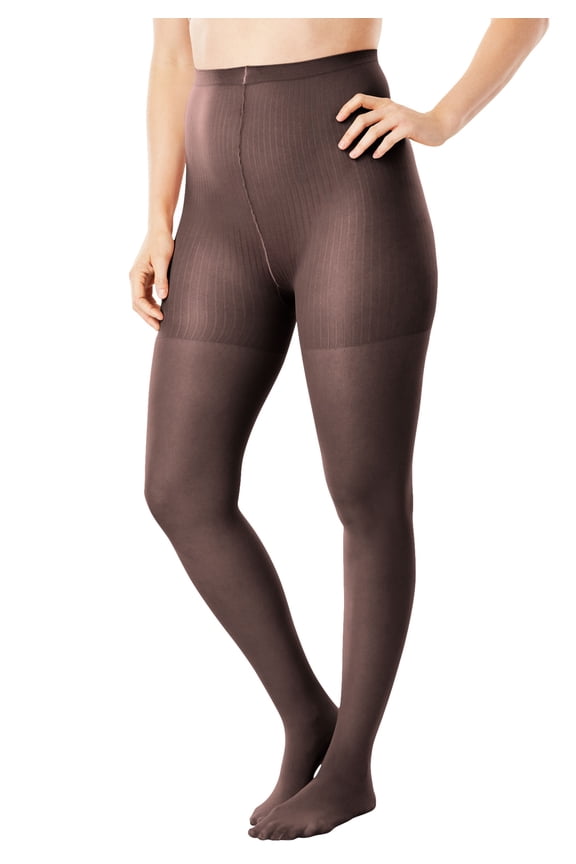 Women's Plus Size 2-Pack Control Top Tights