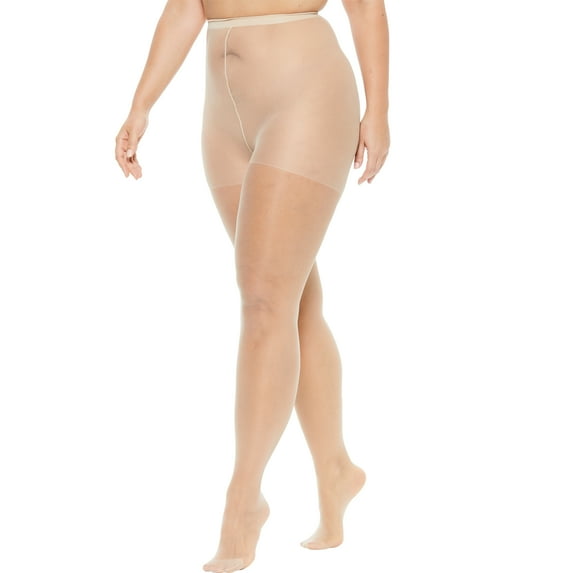 Comfort Choice Women's Plus Size 2-Pack Sheer Tights