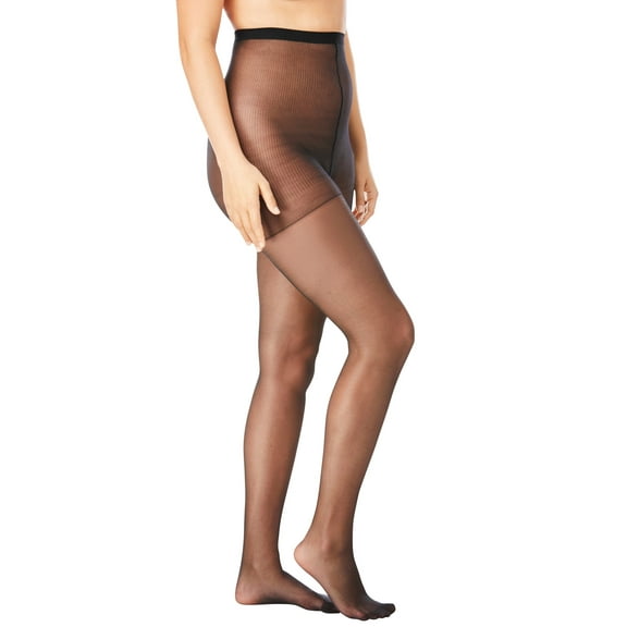 Comfort Choice Women's Plus Size 2-Pack Sheer Tights