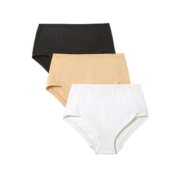 Comfort Choice Plus Size  3-Pack Comfort Leg Brief