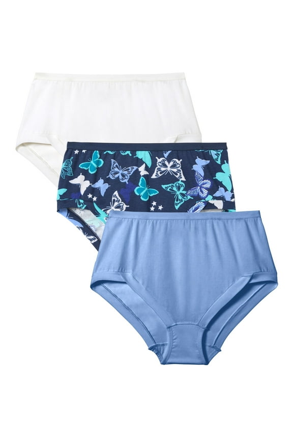 Plus Size 3-Pack Comfort Leg Brief