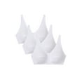 thumbnail image 1 of Comfort Choice Women's Plus Size 3-Pack Front-Close Cotton Wireless Bra, 1 of 6