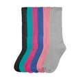 thumbnail image 1 of Comfort Choice Women's Plus Size 6-Pack Rib Knit Socks, 1 of 5
