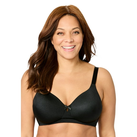 Comfort Choice Women's Plus Size Back-Smoothing Wireless T-Shirt Bra