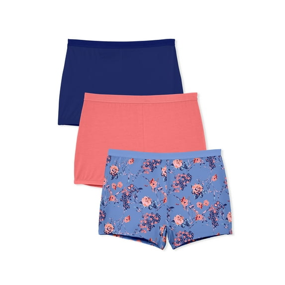 Comfort Choice Plus Size Boy Short 3-Pack