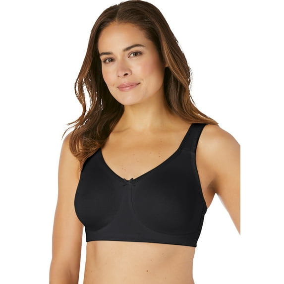Comfort Choice Women's Plus Size Breathe Wirefree T-Shirt Bra