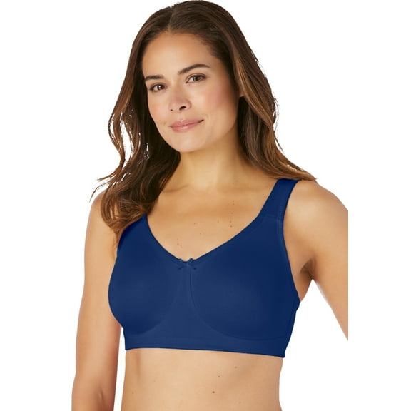 Comfort Choice Women's Plus Size Breathe Wirefree T-Shirt Bra
