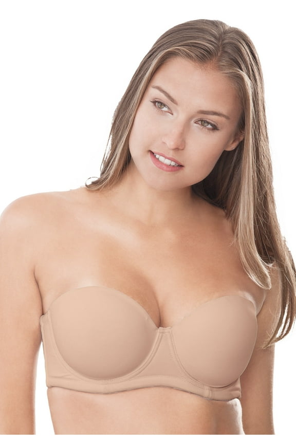 Women's Plus Size Convertible Strapless Underwire Bra