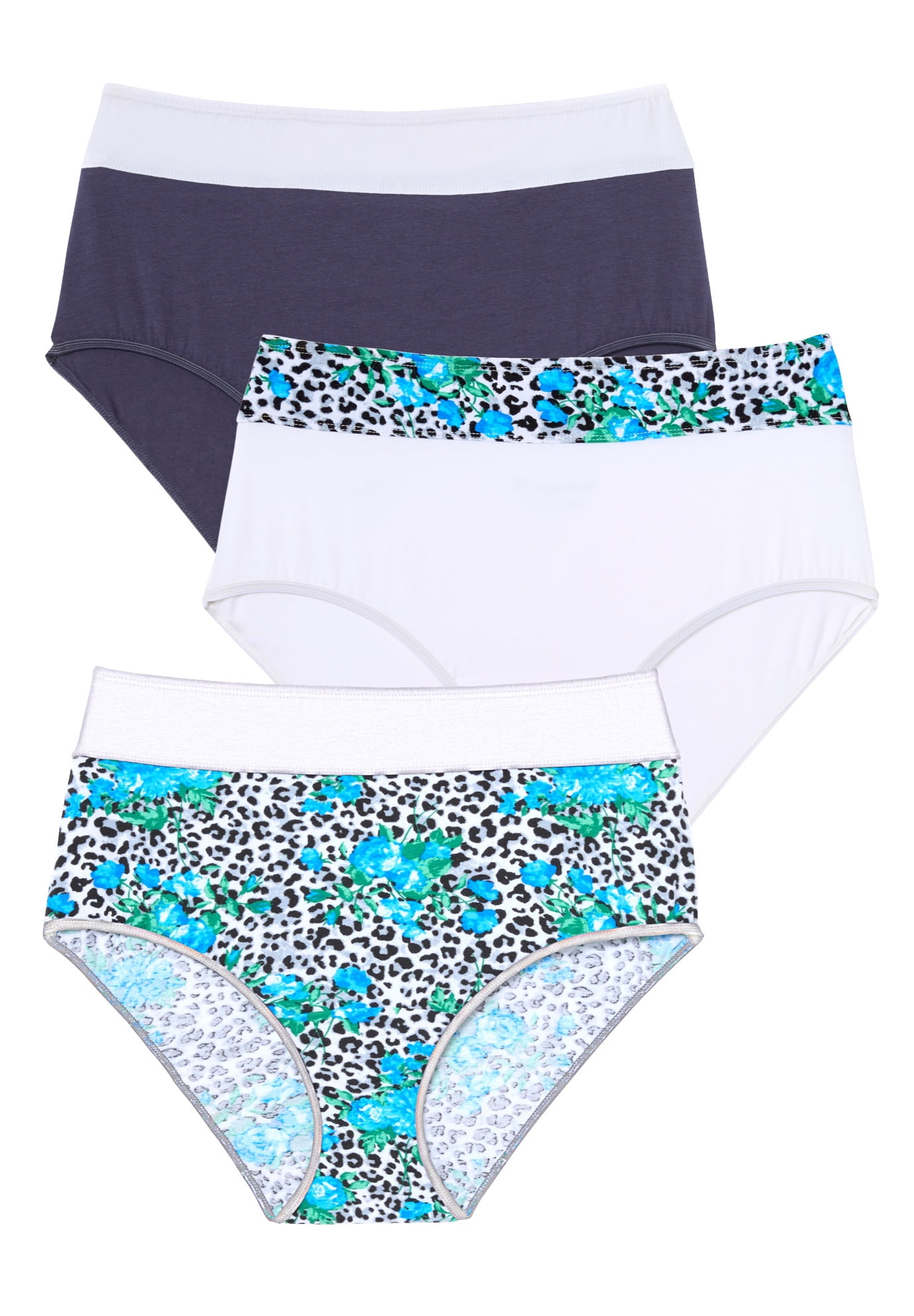 Hanes Women's 3pk Comfort Period And Postpartum Light Leak Protection  Bikini Underwear - Beige/gray/black S : Target