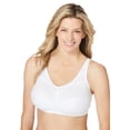 thumbnail image 1 of Comfort Choice Women's Plus Size Cotton Back-Close Wireless Bra, 1 of 6