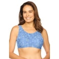 thumbnail image 1 of Comfort Choice Women's Plus Size Cotton Back-Close Wireless Bra, 1 of 6