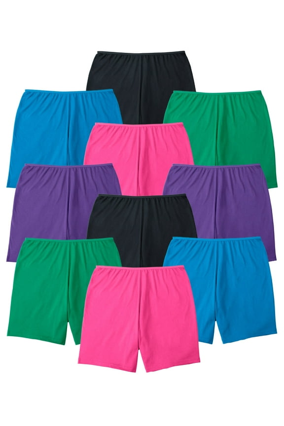 Plus Size Cotton Boxer 10-Pack