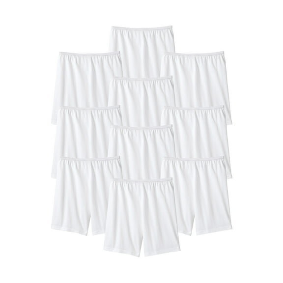 Comfort Choice Plus Size Cotton Boxer 10-Pack