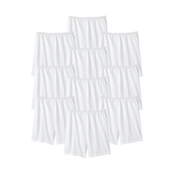 Comfort Choice Plus Size Cotton Boxer 10-Pack