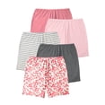 thumbnail image 1 of Comfort Choice Women's Plus Size Cotton Boxer 5-Pack, 1 of 6