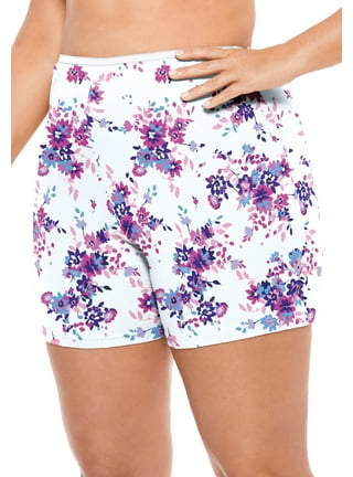 Comfort Choice Women's Plus Size Stretch Cotton Brief 5-pack, 12 - Floral  Stripe Pack : Target