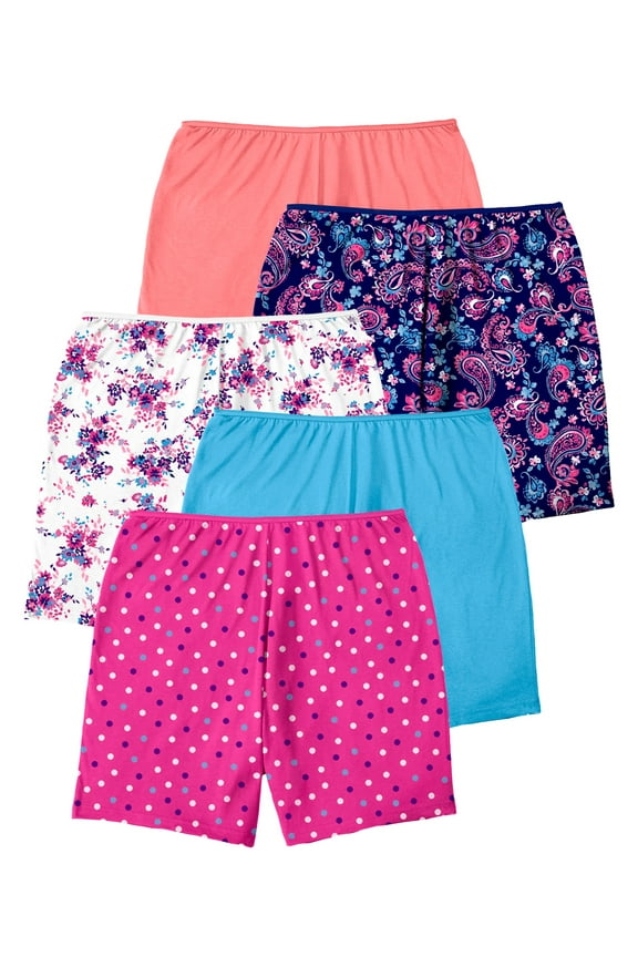 Plus Size Cotton Boxer 5-Pack