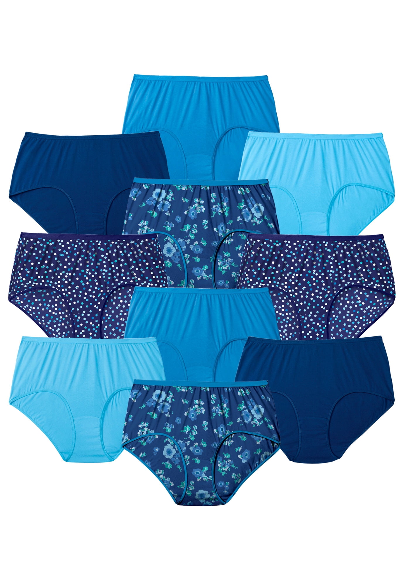 Hanes Women's Panties 6-Pack No Ride Up Cotton Brief Cut Underwear Cool  Comfort - International Society of Hypertension