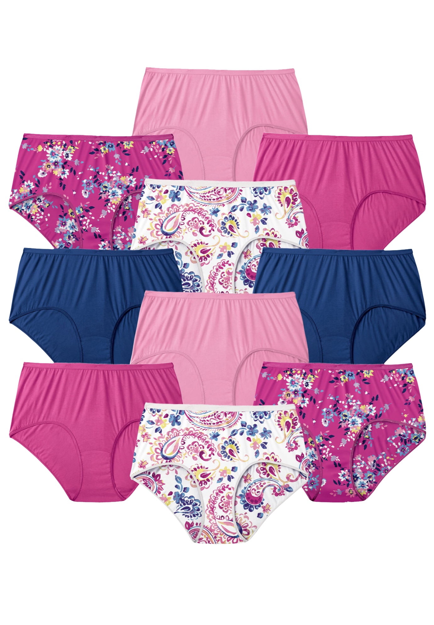 Comfort Choice, Intimates & Sleepwear, Comfort Choice 2 Pack Multicolored Panties  Underwear Plus Size X2x