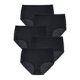 thumbnail image 1 of Comfort Choice Plus Size Full Coverage Nylon Brief 5-Pack, 1 of 6