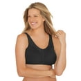 thumbnail image 1 of Comfort Choice Women's Plus Size Cotton Front-Close Wireless Bra, 1 of 5
