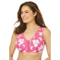 thumbnail image 1 of Comfort Choice Women's Plus Size Cotton Front-Close Wireless Bra, 1 of 5