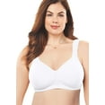 thumbnail image 1 of Comfort Choice Women's Plus Size Cotton Wireless Lightly Padded T-Shirt Bra, 1 of 6