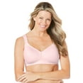 thumbnail image 1 of Comfort Choice Women's Plus Size Cotton Wireless Lightly Padded T-Shirt Bra, 1 of 4
