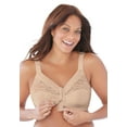 thumbnail image 1 of Comfort Choice Women's Plus Size Easy Enhancer Front Close Wireless Posture Bra, 1 of 6
