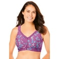 thumbnail image 1 of Comfort Choice Women's Plus Size Front-Close Cotton Wireless Posture Bra, 1 of 3