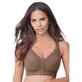 thumbnail image 1 of Comfort Choice Women's Plus Size Front-Close Cotton Wireless Posture Bra, 1 of 3