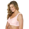 thumbnail image 1 of Comfort Choice Women's Plus Size Front-Close Cotton Wireless Posture Bra, 1 of 5