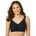 thumbnail image 1 of Comfort Choice Women's Plus Size Front-Close Cotton Wireless Posture Bra, 1 of 3