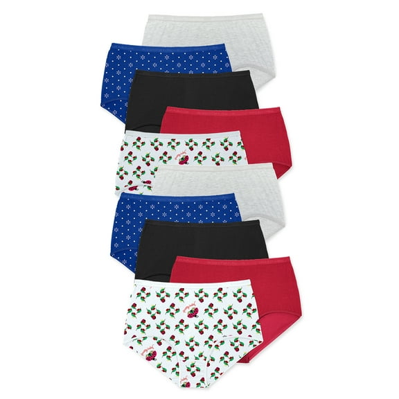 Comfort Choice Plus Size Full Coverage Cotton Brief 10-Pack