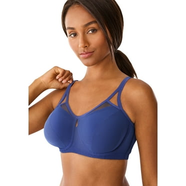 Comfort Choice Women's Plus Size Full Coverage Mesh Side Wire Bra