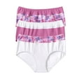 thumbnail image 1 of Comfort Choice Plus Size Full Coverage Stretch Cotton Color Block Brief 3-Pack, 1 of 6