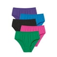 thumbnail image 1 of Comfort Choice Plus Size Hi-Cut Cotton Brief 5-Pack, 1 of 5