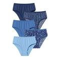 thumbnail image 1 of Comfort Choice Plus Size Hi-Cut Cotton Brief 5-Pack, 1 of 4