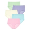 Comfort Choice Women's Plus Size Nylon Brief 5Pack