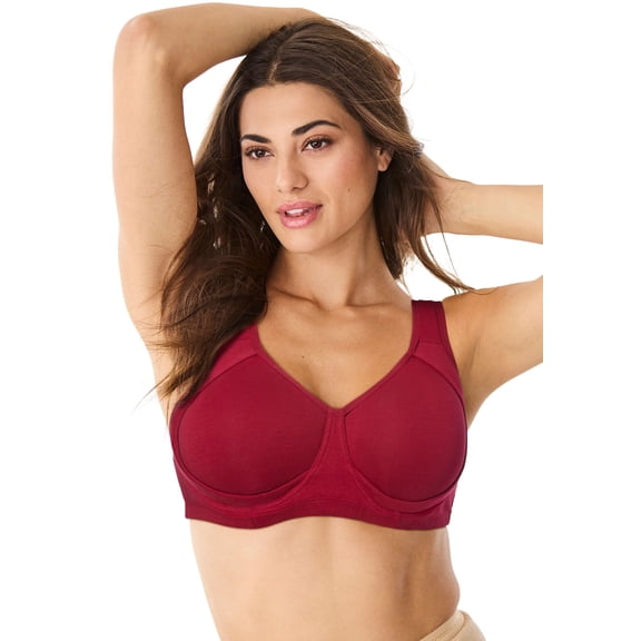 Comfort Choice Women's Plus Size Out Wire Bra