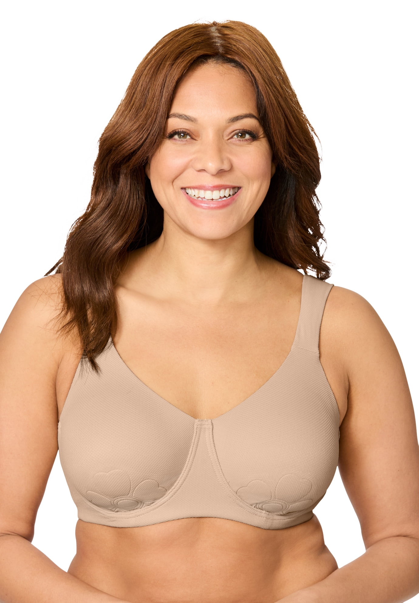Comfort Choice Women's Plus Size Petal Boost Underwire Bra