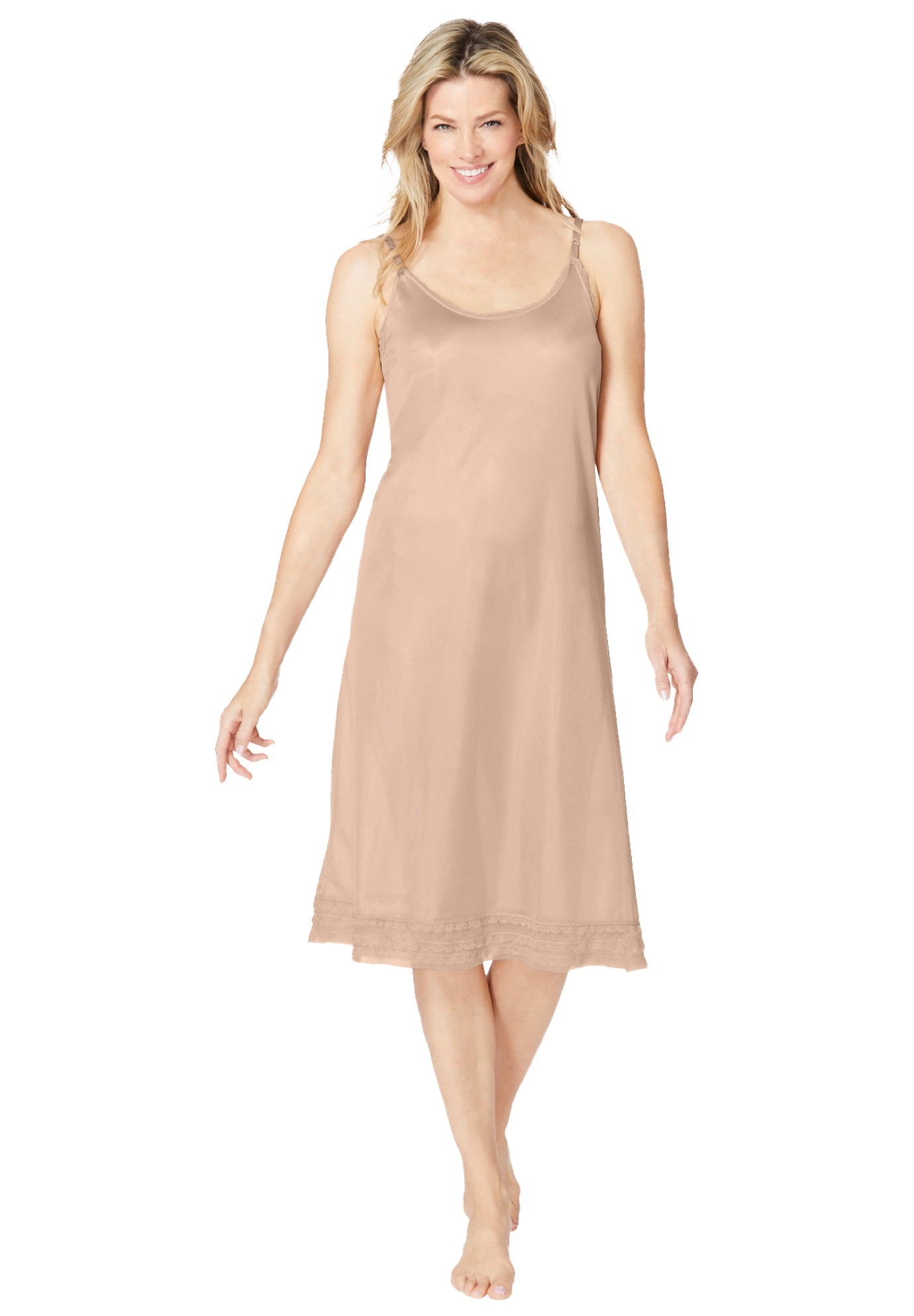 Comfort Choice Women s Plus Size Snip To Fit Dress Liner Dress