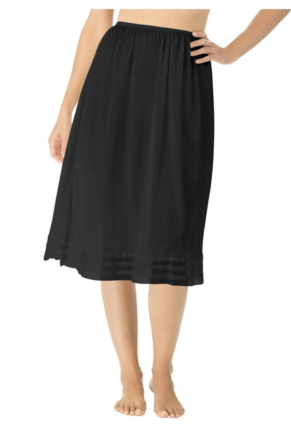 Plus Size Snip-To-Fit Half Slip