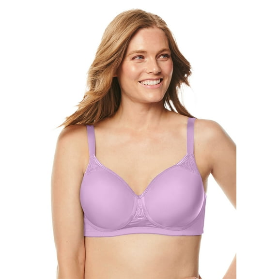 Comfort Choice Women's Plus Size Stay-Cool Wireless T-Shirt Bra