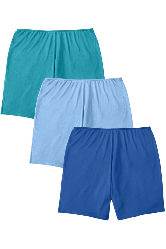 Plus Size Stretch Cotton Boxer 3-Pack
